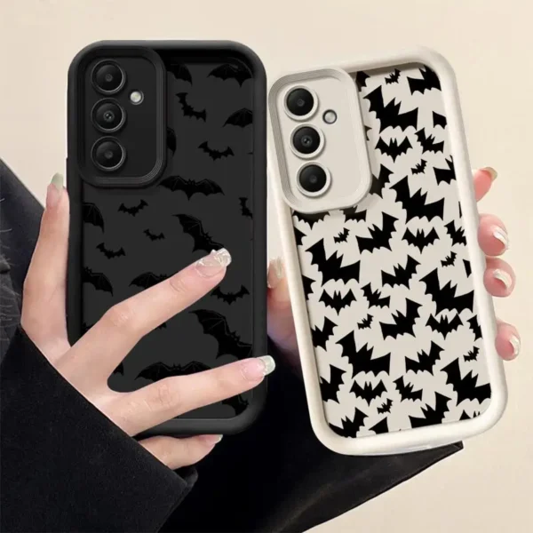 Black Bat With DarkShe Phone Case for Samsung Galaxy - Image 5