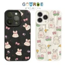 Gourde Aesthetic Cute Casing Flower Rabbit Bow Case for Iphone