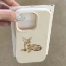Vintage Brown Deer Design Phone Case For iPhone