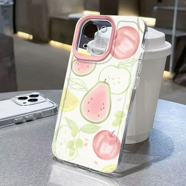 Soft Summer Fruit Aesthetic Painted Cover Case iPhone - Image 5