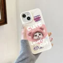 Gourde Aesthetic Cute Casing Lovely Cat Pattern Case for Iphone