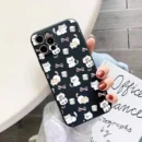 Gourde Aesthetic Cute Casing Bow Cat Pattern Case for Iphone