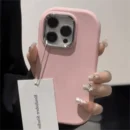 Luxury Plating Camera Cute Oval Soft Silicone Case For iPhone
