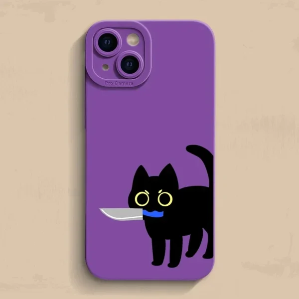 Creative funny Cat Phone Case For iPhone - Image 5