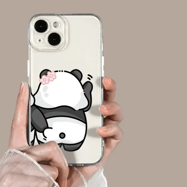 Funny Bear Bunny Couple Phone Case for IPhone