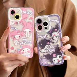 Cartoon Kuromi Melody Phone Case For iPhone