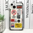 Mix Labels Collage Stickers Aesthetic Case iPhone
