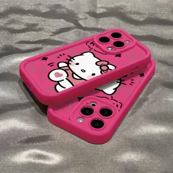 Sanrio Ins Hello Kitty Phone Case For Iphone - Image 5