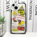 Mix Labels Collage Stickers Aesthetic Case iPhone