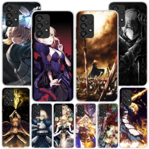 Fate Zero Stay Night Saber Phnoe Case for Samsung Galaxy