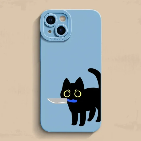 Creative funny Cat Phone Case For iPhone - Image 3