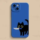 Creative funny Cat Phone Case For iPhone