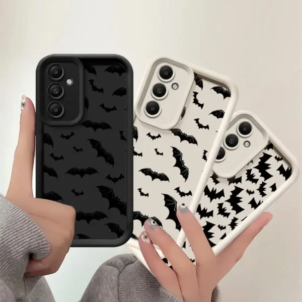 Black Bat With DarkShe Phone Case for Samsung Galaxy - Image 4