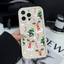 Gourde Aesthetic Merry Christmas Soft Silicone Case iPhone