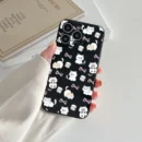 Gourde Aesthetic Cute Casing Bow Cat Pattern Case for Iphone