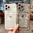 Soft Card Slot Bag Holder Phone Case For iPhone