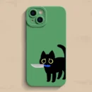 Creative funny Cat Phone Case For iPhone