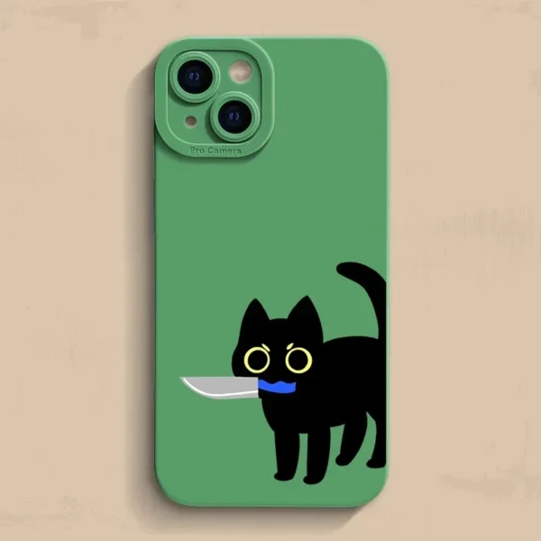 Creative funny Cat Phone Case For iPhone - Image 4