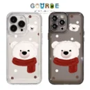 Gourde Aesthetic Cute Casing Bear Cartoon Case for Iphone