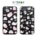 Gourde Aesthetic Cute Casing Bow Cat Pattern Case for Iphone