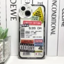 Mix Labels Collage Stickers Aesthetic Case iPhone