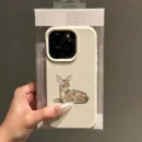 Vintage Brown Deer Design Phone Case For iPhone