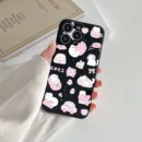 Gourde Aesthetic Cute Casing Bow Cat Pattern Case for Iphone