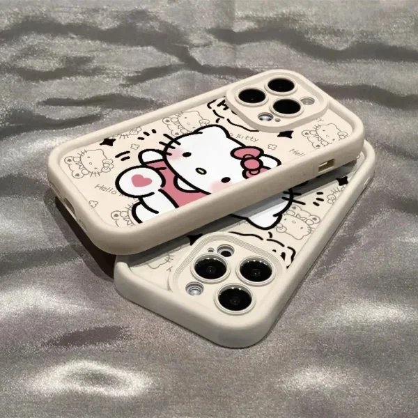 Sanrio Ins Hello Kitty Phone Case For Iphone - Image 4
