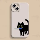 Creative funny Cat Phone Case For iPhone