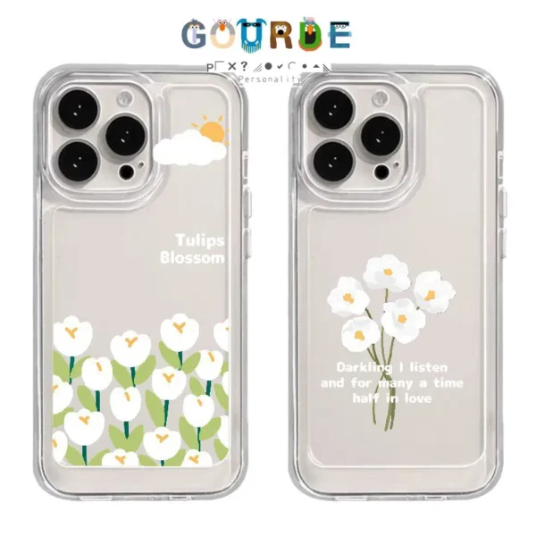 Aesthetic Tulip Flower Casing for IPhone