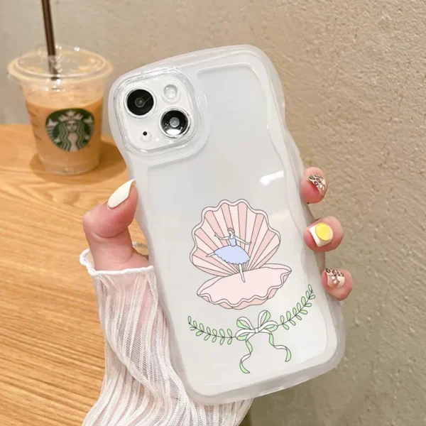 Gourde Cute Aesthetic Shell Girl Rabbit Case Iphone - Image 6