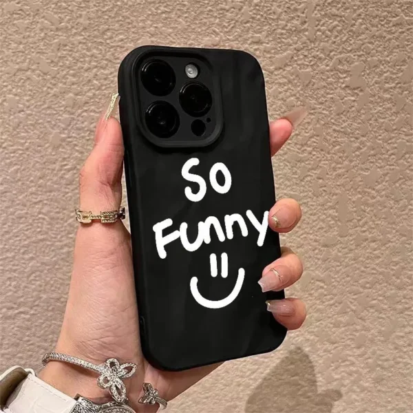 Gourde Cute Aesthetic Casing Smile Bow Pattern Case Iphone - Image 3