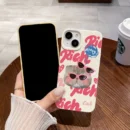 Gourde Aesthetic Cute Casing Lovely Cat Pattern Case for Iphone