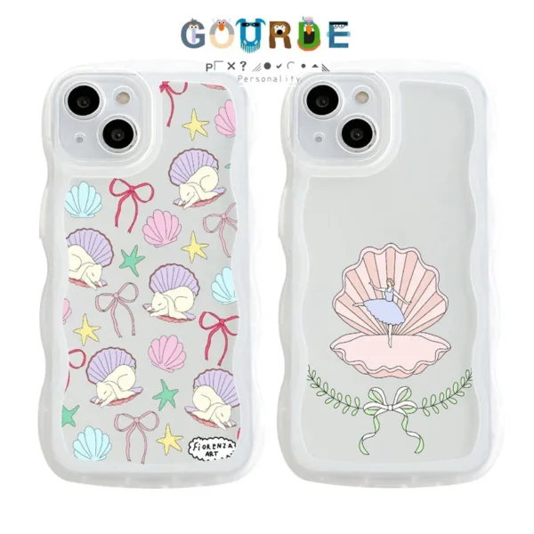 Gourde Cute Aesthetic Shell Girl Rabbit Case Iphone