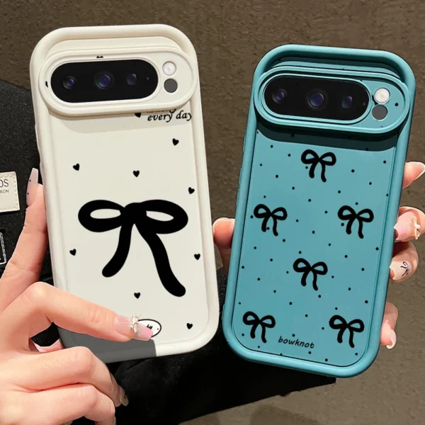 INS Bowknot Pattern Case For Google Pixel - Image 3