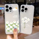Aesthetic Tulip Flower Casing for IPhone