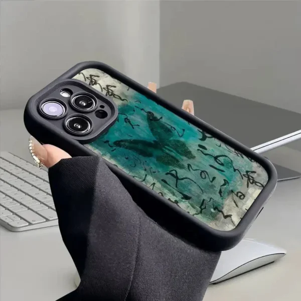 INS Retro Butterfly Silicone Phone Case For iPhone - Image 5